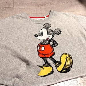 Disney Crop Crewneck Mickey Mouse sweater